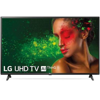 Телевизор lg 43un70006la 4k ultra hd, 43 инча, 50hz, 3840 x 2160, freeview hd, freesat hd цифров тунер, черен, 43un70006la
