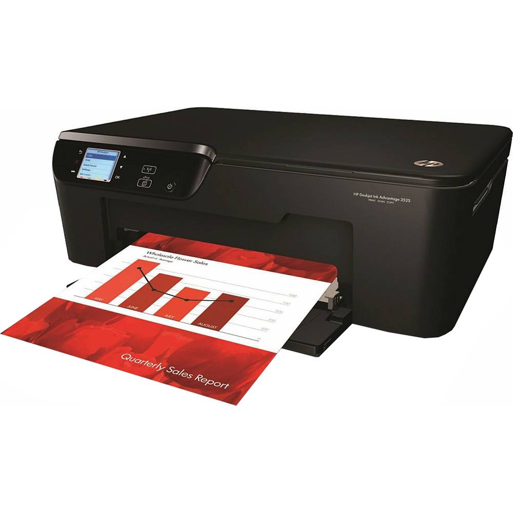 Hp deskjet ink advantage 3525 как сканировать