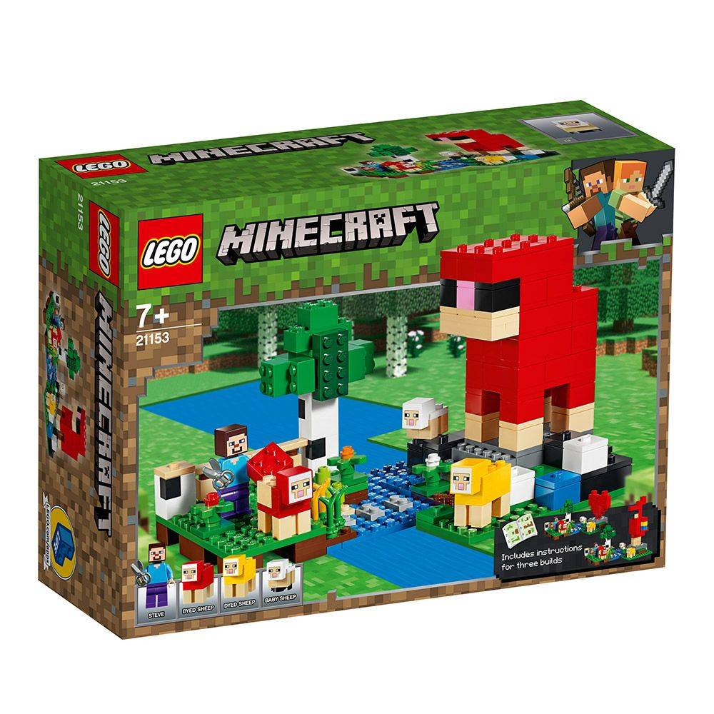 Конструктор лего майнкрафт - фермата за вълна, lego minecraft, 21153 -  PCMall.bg