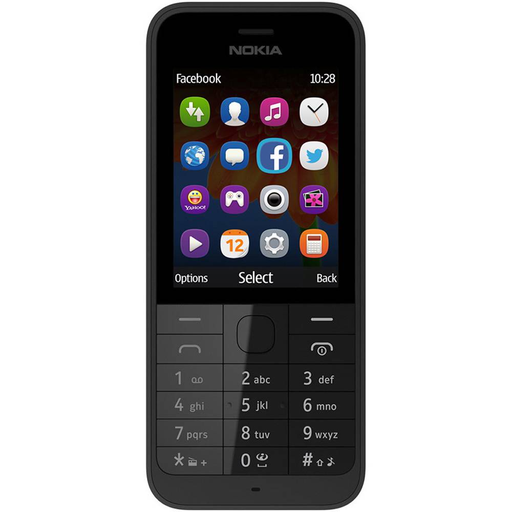 Мобилен телефон nokia 220 dual sim black - nokia 220 black d/sim - PCMall.bg