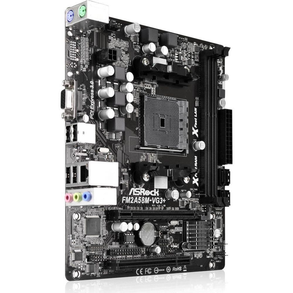 Asrock fm2a58m vg3 не стартует