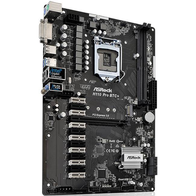 Asrock h110 pro btc нет изображения