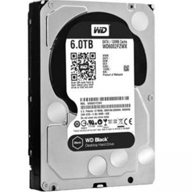 Твърд диск Hdd 6tb Wd Black 3.5 инча, Sataiii 256mb 7200rpm, Wd6003fzbx ...