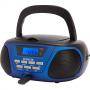 Аудио микросистема aiwa bbtu300bl bluetooth cd amfm mp3 плейър черно синьо, bbtu-300bl
