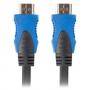 Кабел lanberg hdmi m / m v2.0 cable, 4k, 0.5 m cu, черен / син, ca-hdmi-20cu-0005-bk