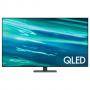 Телевизор samsung 55 инча 55q80a qled flat, smart, dual led, direct full array 8x, quantum hdr 1500, hdr 10+, dolby digital plus, черен, qe55q80aatxxh