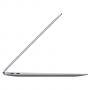 Лаптоп apple macbook air, 13.3 инча (2560x1600) ips, 60hz, apple m1 8 core, 8c gpu, 8gb ram, 512gb ssd, usb-c, сив, z125000kh
