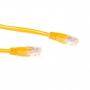 Мрежов пач кабел ewent utp cca, cat 6, rj-45 - rj-45, 2 m, жълт, булк опаковка, ewent-im8802