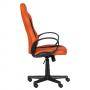 Геймърски стол carmen 7525 r, tilt tension, еко кожа, до 130 кг, регулируем люлеещ механизъм, оранжев/черен, 3520259_3