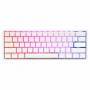Геймърска механична клавиатура ducky one 2 mini v2 white rgb mx cherry silver rgb led pbt double-shot, ducky-key-2061-puspdwwt1