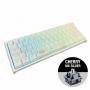 Геймърска механична клавиатура ducky one 2 mini v2 white rgb mx cherry silver rgb led pbt double-shot, ducky-key-2061-puspdwwt1
