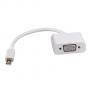 Преходник roline 12.03.3125 mini displayport - vga, mini dp m - vga f, бял, 12.03.3125