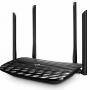 Безжичен рутер tp-link archer c6 ac1200, dual band, 2.4 ghz, 5 ghz, 5 x gbe, mu-mimo, up to 1167 mbps, 4 x 10/100/1000, черен, tp-tl-archer-c6-a6