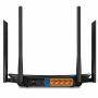 Безжичен рутер tp-link archer c6 ac1200, dual band, 2.4 ghz, 5 ghz, 5 x gbe, mu-mimo, up to 1167 mbps, 4 x 10/100/1000, черен, tp-tl-archer-c6-a6