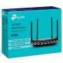 Безжичен рутер tp-link archer c6 ac1200, dual band, 2.4 ghz, 5 ghz, 5 x gbe, mu-mimo, up to 1167 mbps, 4 x 10/100/1000, черен, tp-tl-archer-c6-a6