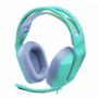 Геймърски слушалки logitech g335, микрофон, ментови, logitech-head-g335-m