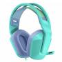 Геймърски слушалки logitech g335, микрофон, ментови, logitech-head-g335-m