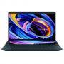 Лаптоп asus zenbook duo 14 ux482ea-wb513t, screen pad, core i5-1135g7, 14 инча fhd, 16 gb, 512 gb ssd, intel iris xe, win 10, син, 90nb0s41-m02400