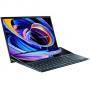 Лаптоп asus zenbook duo 14 ux482ea-wb513t, screen pad, core i5-1135g7, 14 инча fhd, 16 gb, 512 gb ssd, intel iris xe, win 10, син, 90nb0s41-m02400