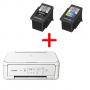 Мастилоструйно многофункционално устройство canon pixma ts5151 all-in-one, white, 2228c026aa + оригинална черна мастилена касета pg-540 xl + оригиналн