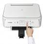 Мастилоструйно многофункционално устройство canon pixma ts5151 all-in-one, white, 2228c026aa + оригинална черна мастилена касета pg-540 xl + оригиналн