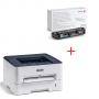 Принтер xerox b210dni, a4, laser printer, 256mb, pcl, xps, usb 2.0, ethernet & wifi + оригинална тонер касета xerox за 3 000 копия, 106r04348