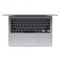 Лаптоп apple macbook air 13.3 инча (2560x1600), apple m1 (8 core), 8gb ram, 256gb ssd, vga, hdmi, dvi, usb-c, сив, z124000l4