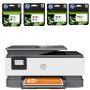Мастилоструйно многофункционално устройство hp officejet 8012e, all-in-one, 228f8b + мастилници hp 912xl - цветни и черна