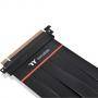 Kабел за вертикален монтаж thermaltake tt premium pci-e riser universal gpu extender riser cable, pci-e 4.0 x16, 300 mm, черен, ther-ac-058-co1otn-c1