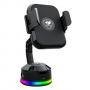 Стойка за смартфон cougar bunkerm mobile charging stand rgb wireless, cg3mbmrxxb0001
