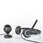 Комплект за стрийминг hama, слушалки с микрофон hs-p150, камера spy protect 720p, черен, hama-139998