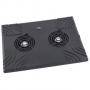 Охладител за лаптоп titanum zonda cooling pad 15.6 инча, 2 вентилатора, черен