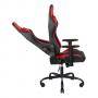 Геймърски стол deltaco, ергономичен, регулируема височина, червен/черен, gam-096-r
