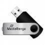 Flash памет mediarange usb 2.0, 64gb, черен, mr912
