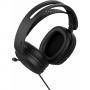 Геймърски слушалки asus tuf gaming h1, 7.1 surround sound, жични, 3.5 mm, 20 hz - 20 khz, 40 мм драйвери, микрофон, черни, asus-head-tuf-h1