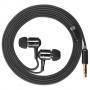 Слушалки energy urban 2 black, жични, 3.5 мм жак, 11 мм говорители с неодимови магнити, 20 hz - 20 khz, 1.2 м кабел, черни, 422845