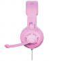 Геймърски слушалки trust gxt 411p radius gaming, жични, 3.5 mm jack, 108 db, микрофон, 1 м кабел, розови, 24362