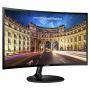 Монитор samsung c24f390fhux, curved, 23.5 инча fhd, 1920 x 1080, va, 4 ms, 60 hz, 250 cd/m2, 3 000:1, mega dcr, hdmi, d-sub, черен, lc24f390fhrxen