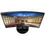 Монитор samsung c24f390fhux, curved, 23.5 инча fhd, 1920 x 1080, va, 4 ms, 60 hz, 250 cd/m2, 3 000:1, mega dcr, hdmi, d-sub, черен, lc24f390fhrxen