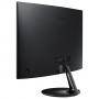 Монитор samsung c24f390fhux, curved, 23.5 инча fhd, 1920 x 1080, va, 4 ms, 60 hz, 250 cd/m2, 3 000:1, mega dcr, hdmi, d-sub, черен, lc24f390fhrxen