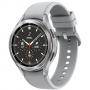 Часовник samsung galaxy watch4 classic 46 mm, 1.4 инча super amoled, android wear os, cortex-a55, 16 gb, 1.5 gb, bt, wifi, сребрист, sm-r890nzsaeue_s