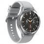 Часовник samsung galaxy watch4 classic 46 mm, 1.4 инча super amoled, android wear os, cortex-a55, 16 gb, 1.5 gb, bt, wifi, сребрист, sm-r890nzsaeue_s