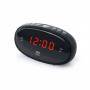 Радио часовник muse cr-100, двойна аларма, fm/am, черен, mse00190