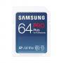 Памет samsung 64gb sd card pro plus with adapter, class10, read 100mb/s - write 90mb/s, mb-sd64k/eu