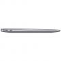 Лаптоп apple macbook air, 13.3 инча retina ips, apple m1 3.20 ghz, 8gb, 256gb ssd, mac os big sur, space grey, mgn63ze/a