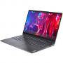Лаптоп lenovo yoga 7, amd ryzen 5 5600u, 14 инча fhd (1920 х 1080), touch, 16 gb  lpddr4x, 1 tb ssd, amd radeon graphics, win 10 home, сив, 82n7000qbm