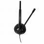 Слушалки addasound crystal 2732 duo, uc, жични, qd, 27 мм драйвери, 150 - 10 000 hz , микрофон, 0.7 м кабел, черни, adda-head-crystal-2732