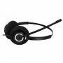 Слушалки addasound crystal 2732 duo, uc, жични, qd, 27 мм драйвери, 150 - 10 000 hz , микрофон, 0.7 м кабел, черни, adda-head-crystal-2732