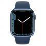 Смарт часовник apple watch series 7, 45mm, gps, 32gb, водоустойчив и прахоустойчив, nfc, bluetooth, wi-fi, син, mkn83bs/a