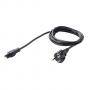 Захранващ кабел за лаптоп mickeymouse-cable, 1.5 m, черен, mickeymouse-cable